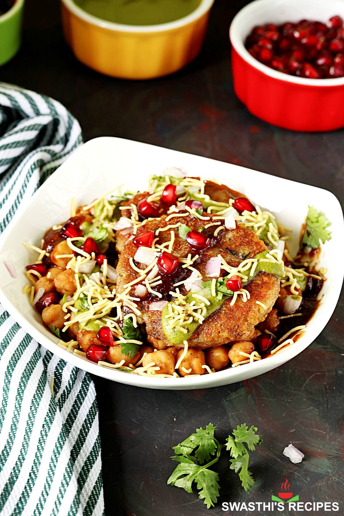 Tikki Chaat - Chole Tikki Chaat