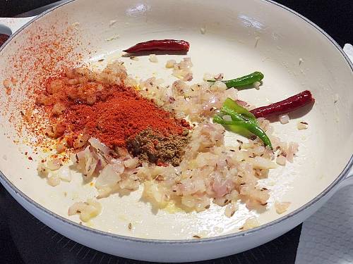 addition of spices