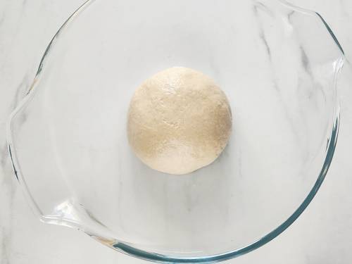 letting the dough to prove in a bowl