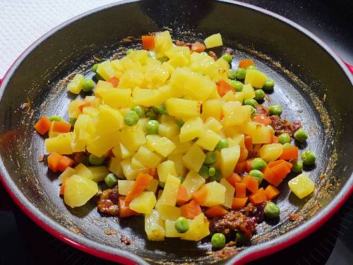 add diced veggies