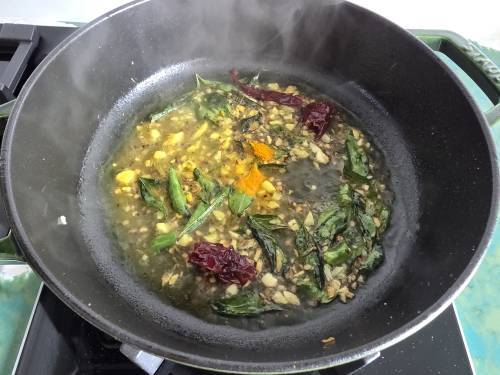 deglaze with water